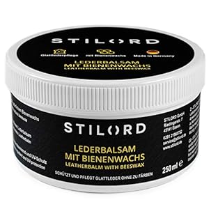 STILORD Lederfett Farblos Bienenwachs Lederbalsam 250ml