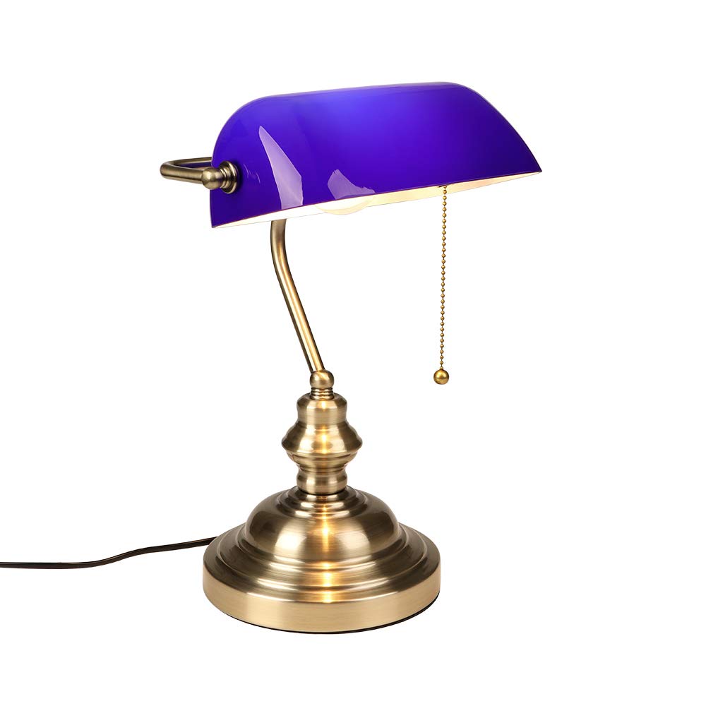 Lanmou - Lampada Da Tavolo Retrò A Cherosene In Metallo E Vetro - Altezza 40 Cm - Attacco E27 - Vintage Industriale