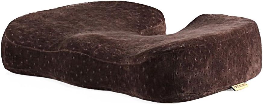 AWEN Coccyx Orthopedic Memory Foam Seat Cushion/seat Pad/chair Pad/ Chair Cushion/ Office Cushion/car Cushion/stool Cushion-relieve Spinal Compression Nerve Pain, Sciatica and Pressure Off Back and Legs-thickening Version-Size:15.7''11.5''3.5'' (browen)