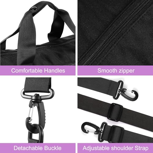 Image of Dance Bag for Girls Sport Gym Duffle Bags Overnight Travel Bags Fun Dance Workout Duffel Bag Toddler Cute Bag for Dancers, Girls, Teens, Student Athletes