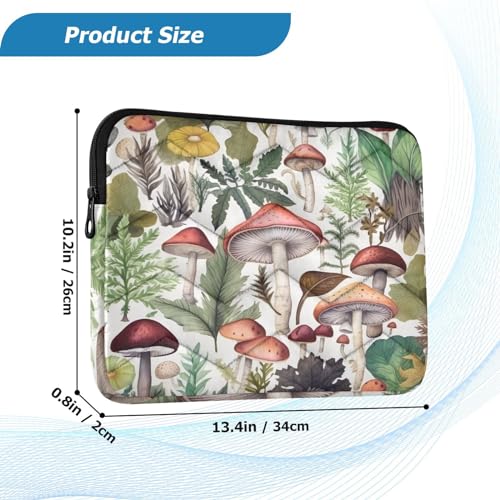 Funda Watercolor Mushrooms para portátil 13-14 pulgadas miniatura 3