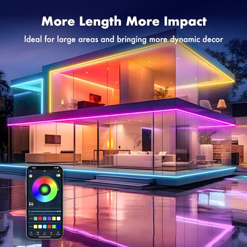 Hrdj Neon Rope Lights, 9.84Ft Rgb Neon Strip Lights thumb #3