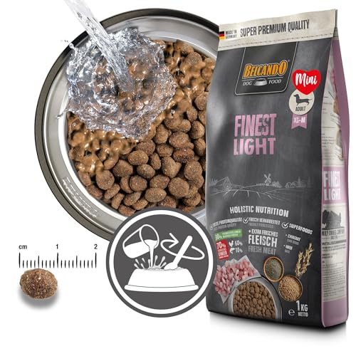 Belcando Finest Light [4 kg] Hundefutter | Trockenfutter für kleine & übergewichtige Hunde | Alleinfuttermittel für Hunde ab 1 Jahr
