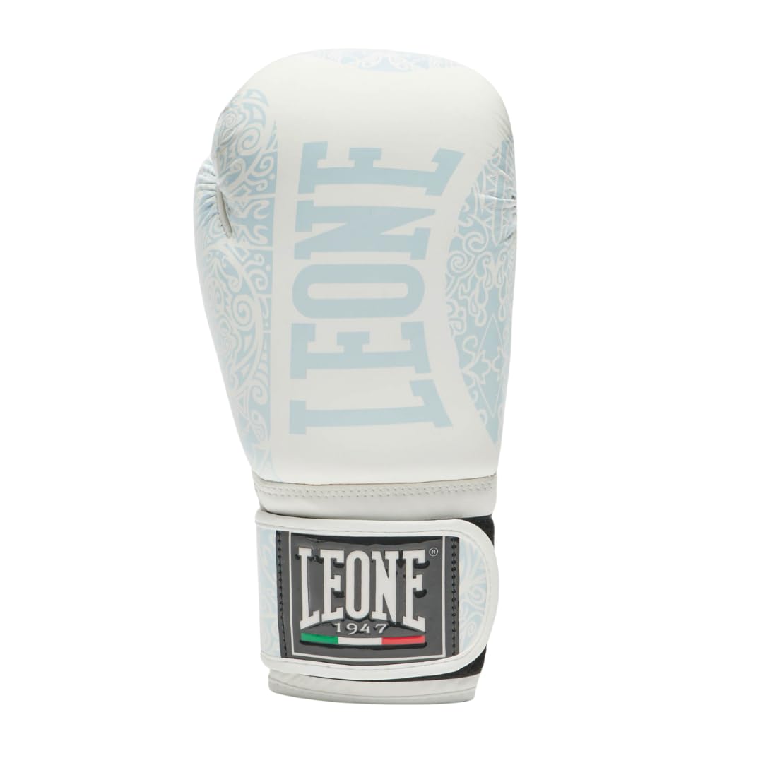 LEONE 1947 Gants de Boxe Maoris, blancs/10 oz - GN070