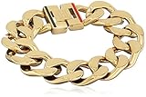 Armband Edelstahl IP gold Tommy Hilfiger Damen-Armband 333 Gelbgold Emaille 20 cm-2700702