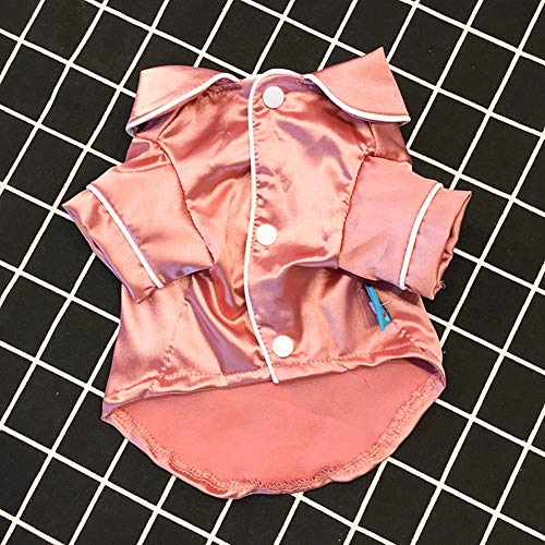 Pijama para perro talla XL color rosa de Mallyu miniatura 3