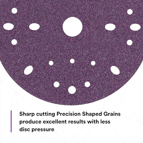 Image of 3M Cubitron II Hookit Clean Sanding Abrasive Disc, 31370, 6 in, 40+ grade, 25 discs per carton