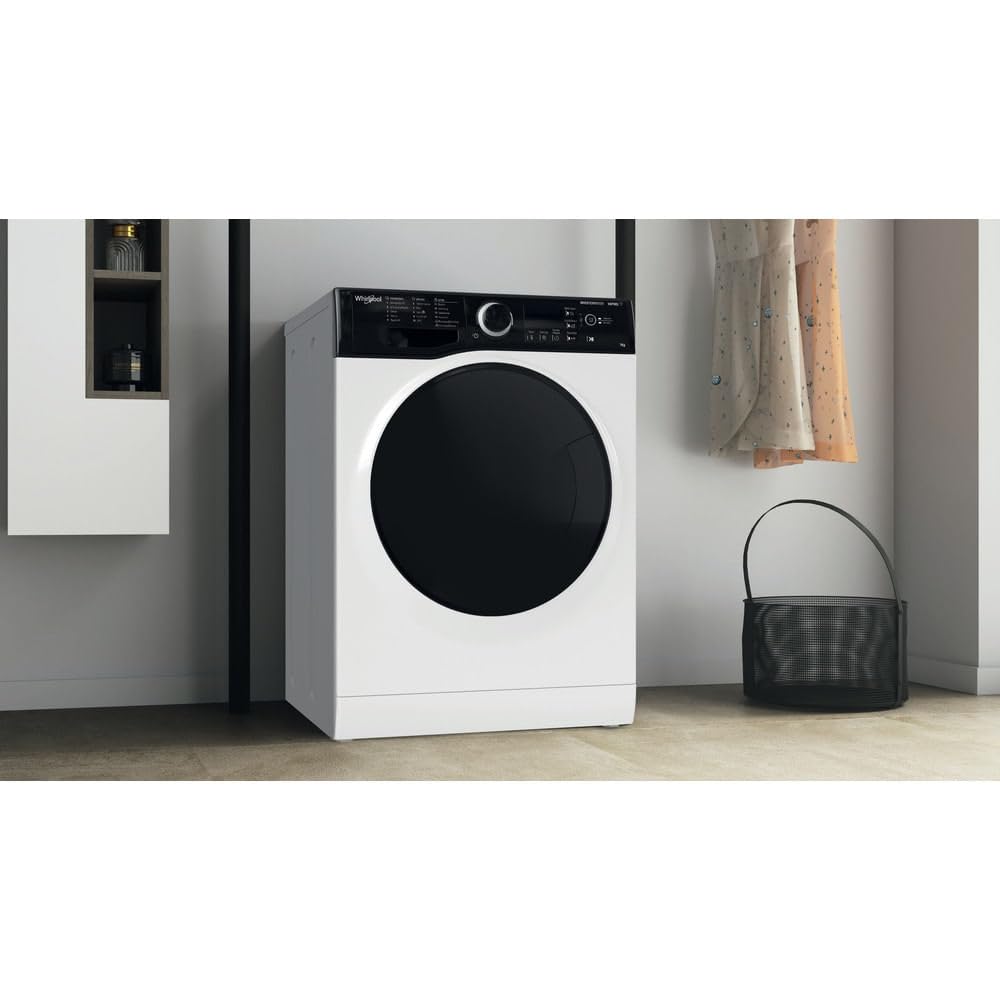 WHIRLPOOL WSB 725 D IT - Lavatrice Slim 7 kg con Carica Frontale, 16 Programmi, Centrifuga 1200 Giri, Regolazione Automatica Temperatura, Classe B - Elettrodomestici per la Casa, 59,5Lx85Hx43,5P