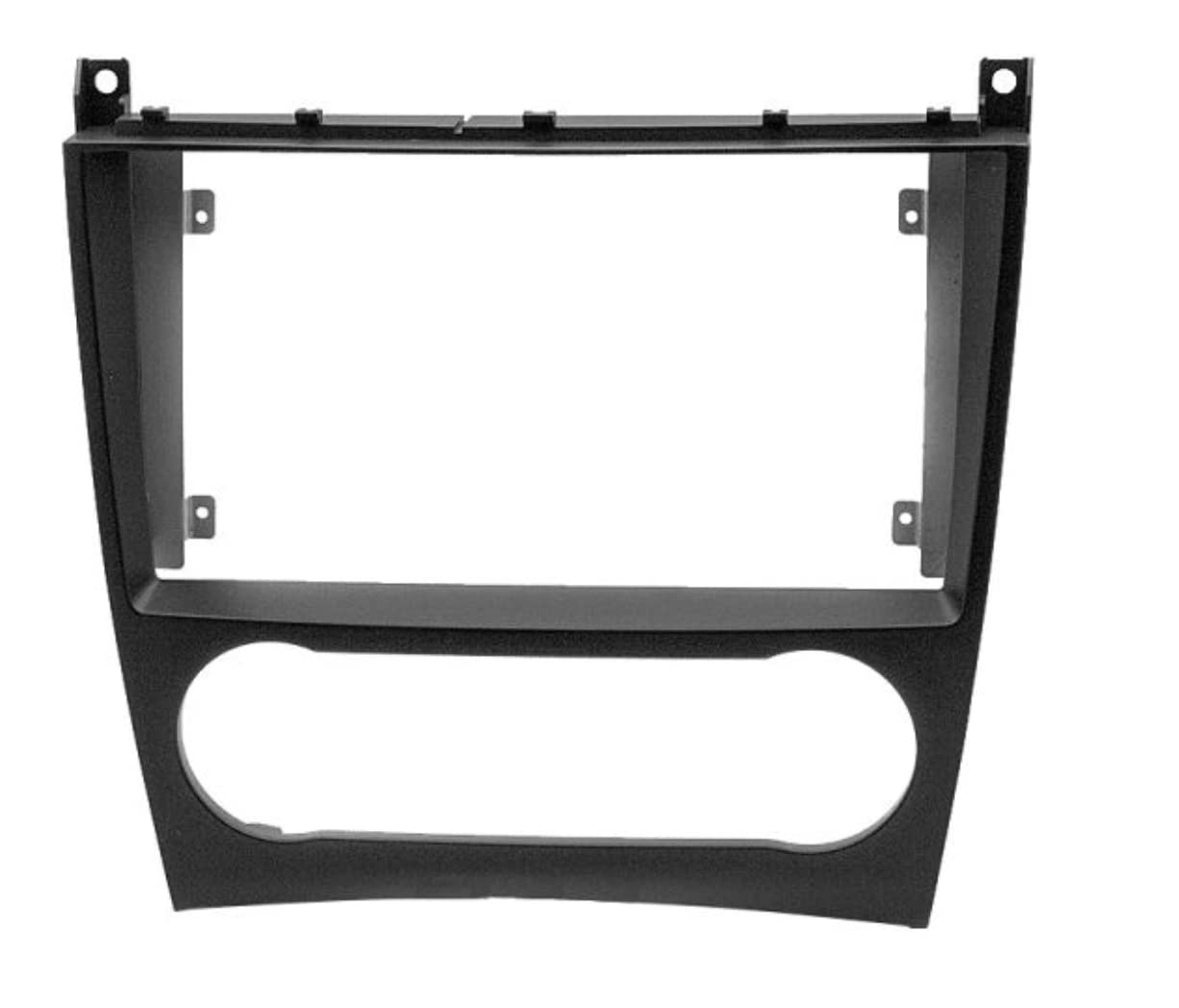 Kit de montage Autoradio, Façade cadre de radio 9" pouces, Adaptateur compatible avec MERCEDES-BENZ Classe C (W203) 2004-2007 CLC (CL203) 2008-2011 CLK (W209) 2005-2009 Classe G (W463) 2006-2012