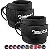 DMoose Fitness Ankle Straps for Cable Machines – One Size Fit with Premium Padding, Glute Kickback Ankle Strap for Women & Men, Cable Attachments for Gym, Booty Workouts, Leg Extension & Hip Abductors