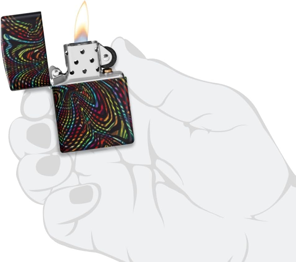 Encendedor Zippo con grabado personalizado diseño resplandor miniatura 6