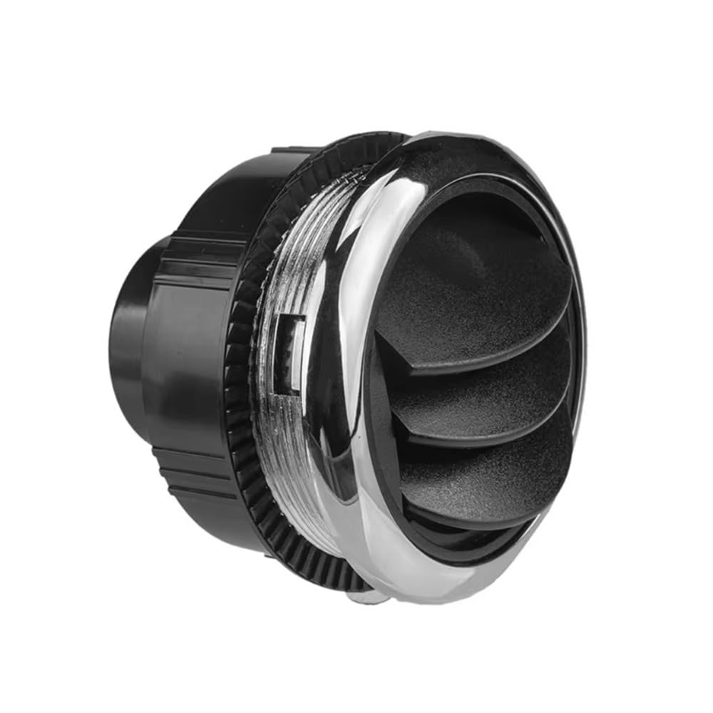 Car A/C Conditioning Vent Universal Car Air Conditioner Deflector Outlet Round Rotating Interior Vents for RV Bus Truck Camper-Caravan Accessories