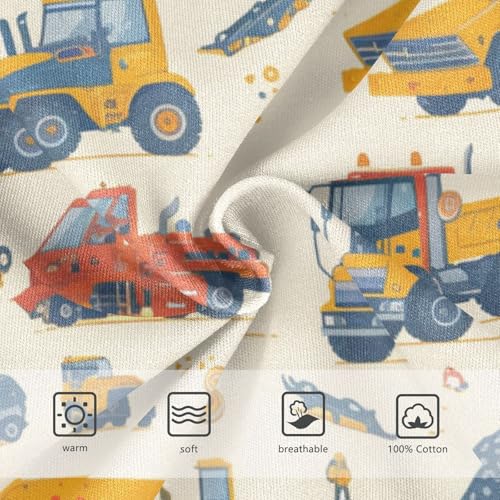 Construction Vehicles Dump Truck Grader Little Boys Cotton Kids Underwear Breathable Children Undies3