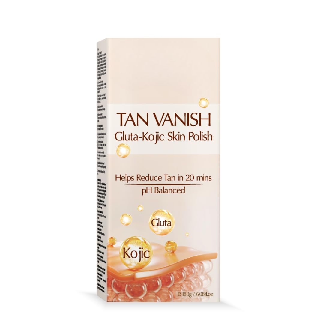 Tan Removal & Instant Glow | Gentle Exfoliating Face & Body Polish | Smooth & Bright Looking Skin | All Skin Types | 180g