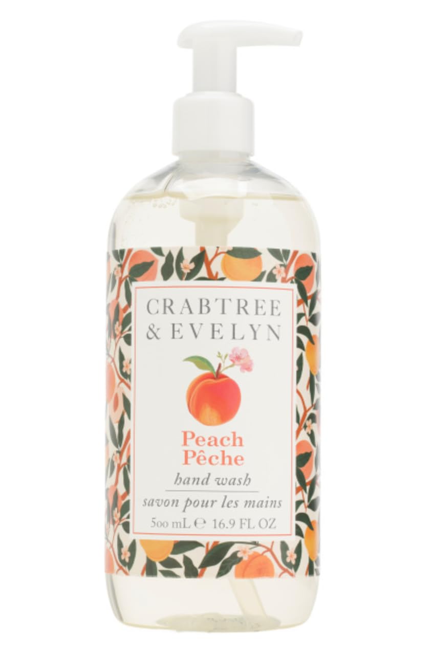 Amazon.com : Crabtree & Evelyn Peach Hand Wash 16.9 fl oz : Beauty