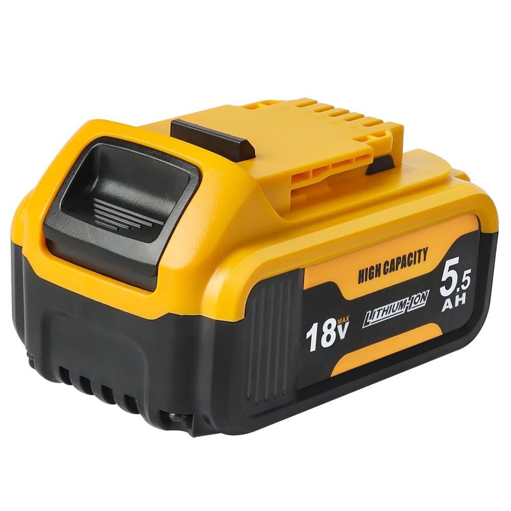 Powarobor Souffleur de Feuilles sans Fil pour DeWalt,Batterie 18V 5,5 Ah Incluse