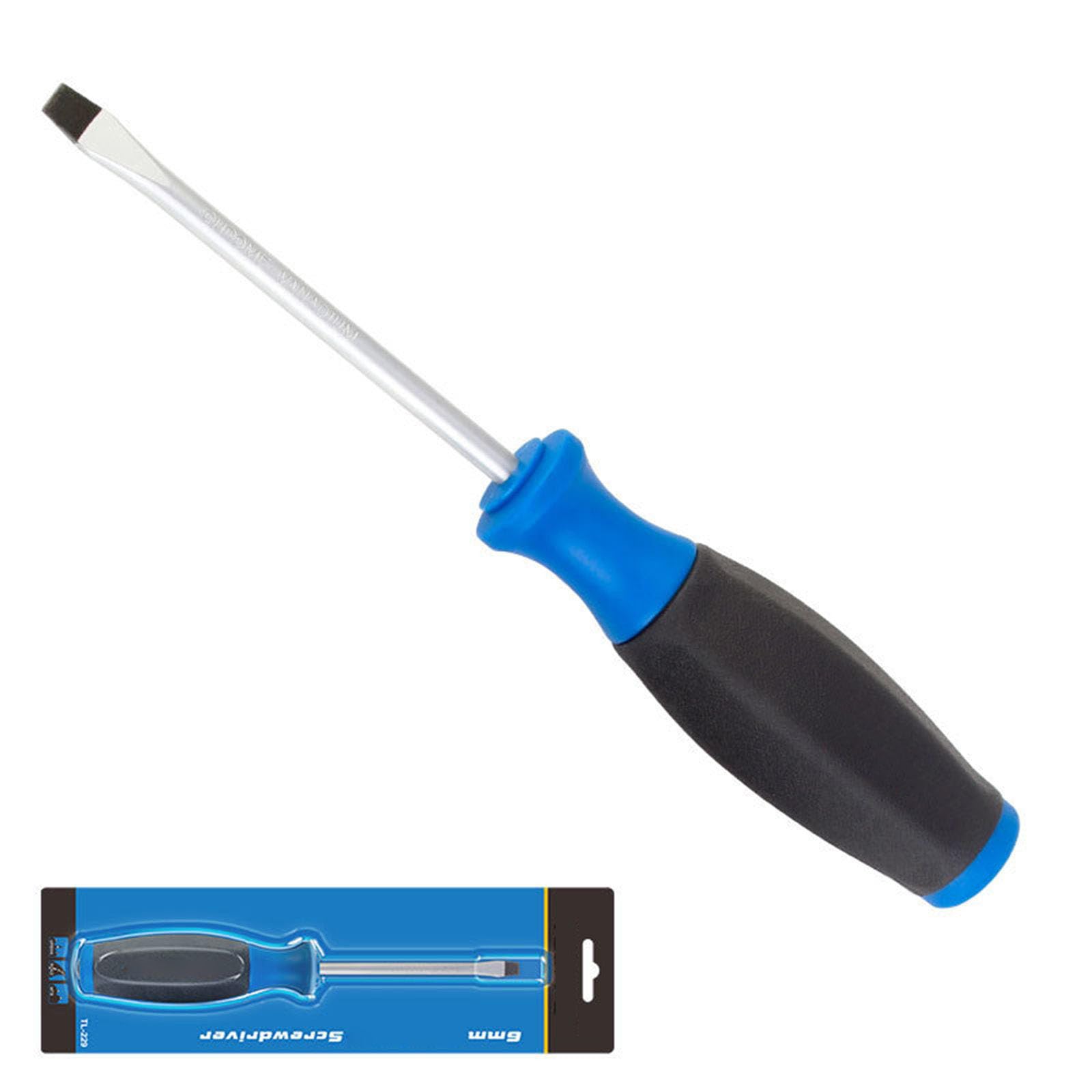 Hsioluted Flat Screwdriver Durability Steel Bicycles Screwdriver Ergonomic Antilip Handle For Mountain Bicycles Maintenance Tool Bike Repair Screwdriver