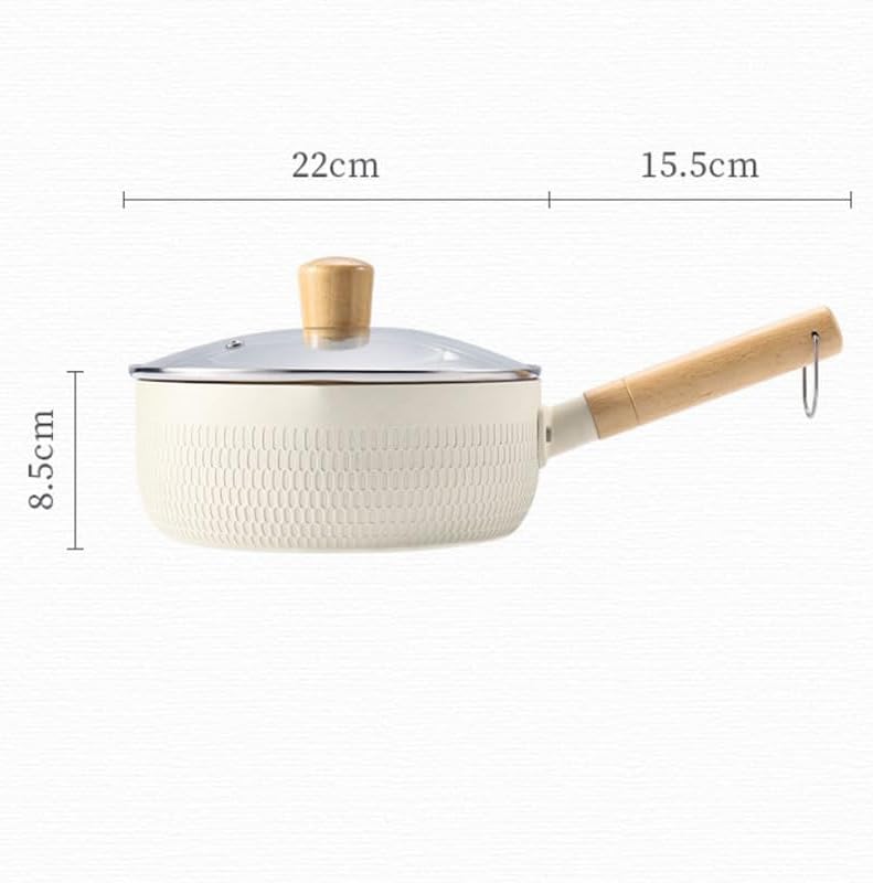 White Household Malachite Ceramic Milk Pot with Non stick Properties