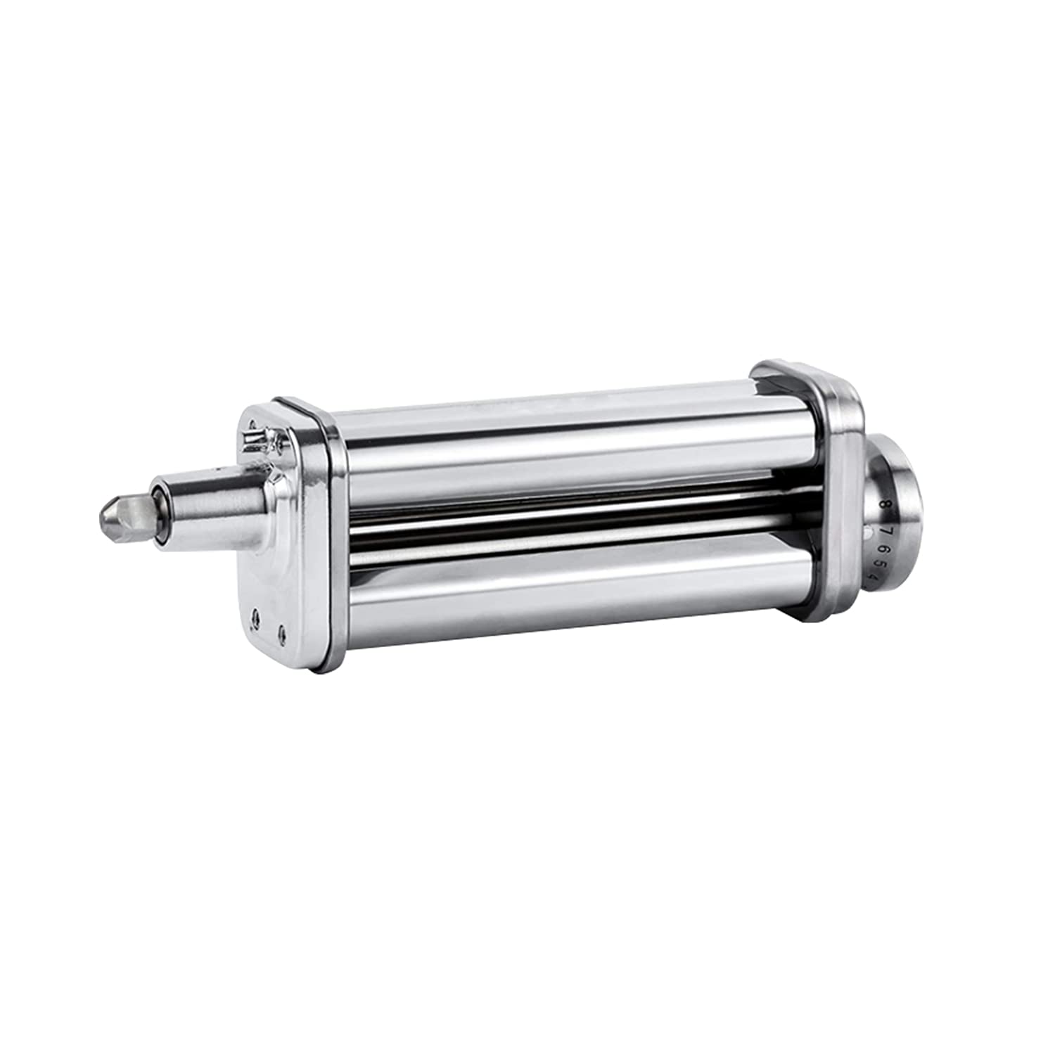 Tissting Accesorio Cortador Rodillo Pasta, Rodillo de Pasta de Acero Inoxidable Multifuncional para Hacer Fideos Espagueti Lasaña, Compatible con Batidora KitchenAid, Herramientas Cocina para Pasta
