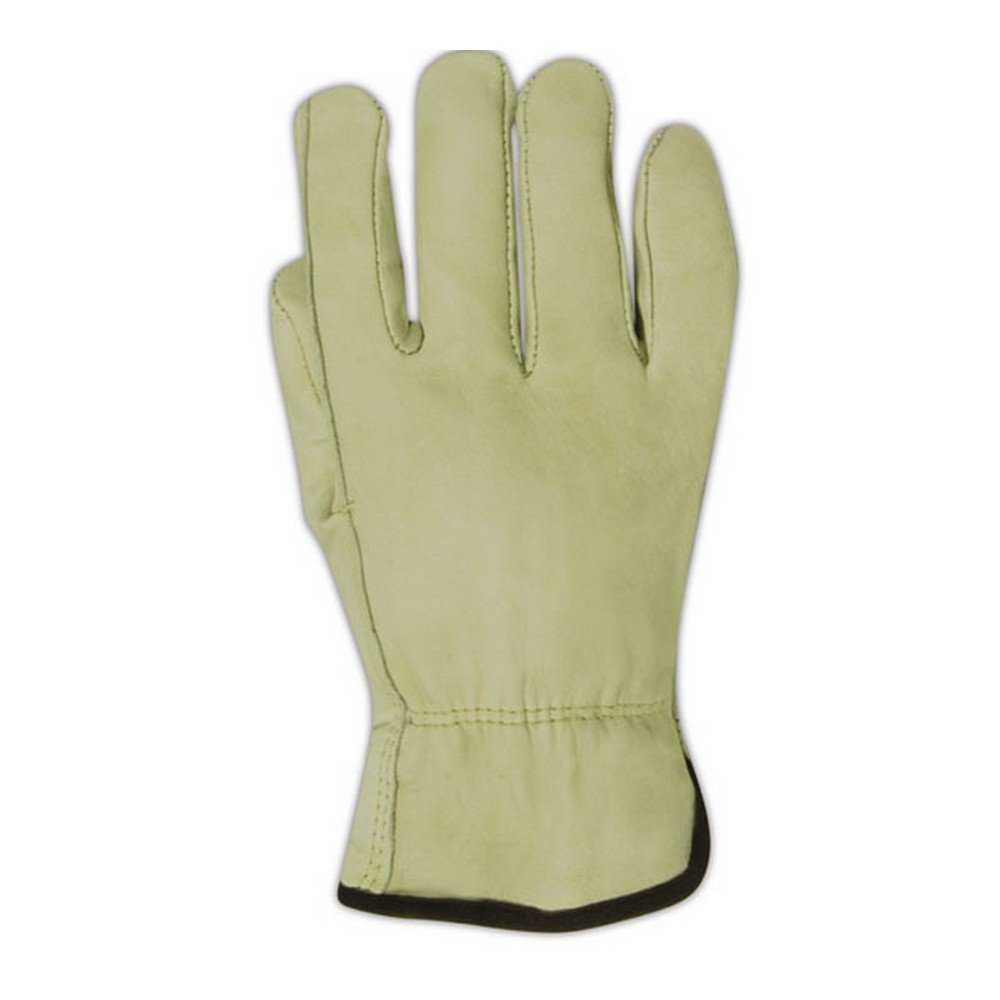MAGID RoadMaster Cow Grain Leather Driver Gloves, 12 Pairs, Size 7/Small, B6540E