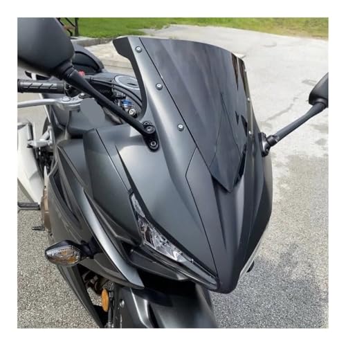 Déflecteurs pare-brise moto noirs contre le vent pour CBR500R 2016 - 2