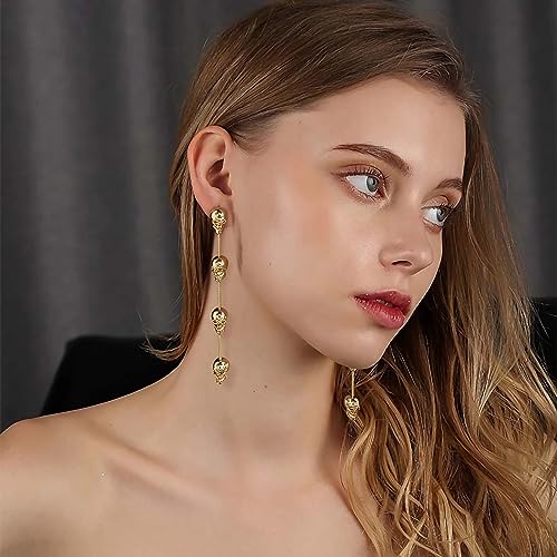 WOWORAMA Halloween Earrings Cute Pumpkin Earrings for Women Fun Crystal Pumpkin Stud Earrings Funny Smiling Face Pumpkin Drop Earrings Halloween Earrings Jewelry