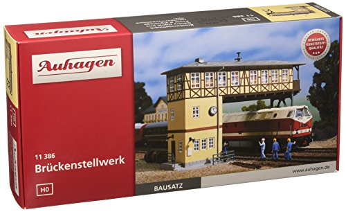 Poste d'aiguillage Auhagen 11386 pour décor de modélisme ferroviaire HO