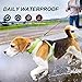 PZRLit LED Hundegeschirr Leuchtend für Hunde, Leuchtgeschirr Hundeweste Wiederaufladbar, Weich Gepolstert, Verstellbar und Reflektierend, Beleuchtetes Hundegeschirr (Grün, Groß)