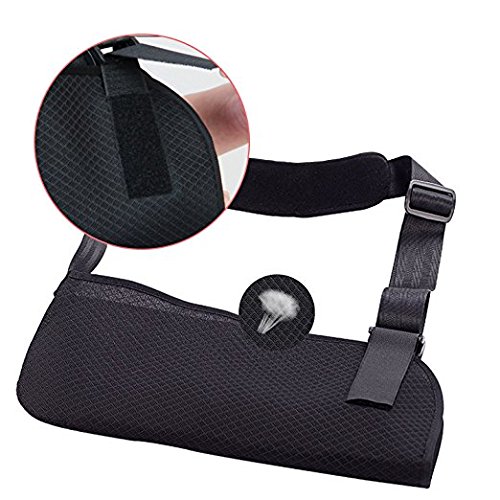 Arm Sling Air Medical Enhanced Forearm Sling for Broken & Fractured Bones, Adjustable Arm, Shoulder & Rotator Cuff Support,Lightweight, Breathable, Ergonomically Designed