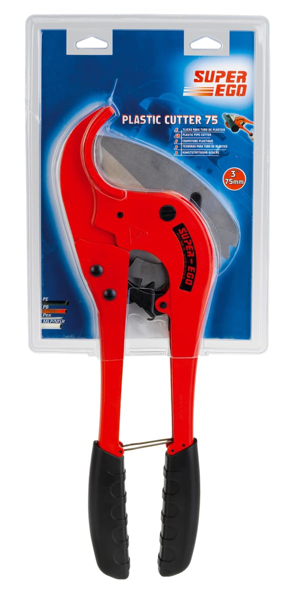 Tijera para tubo de plástico 75 mm