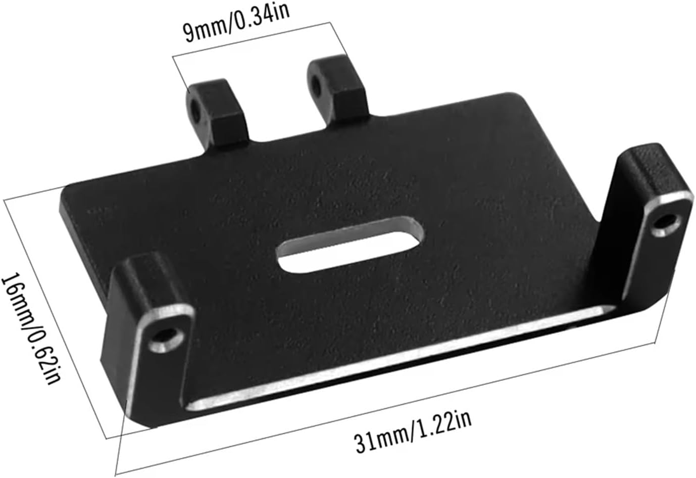 RC改造パーツ For Axial For SCX24 1/24 For Emax For ES08MA II 金属製サーボマウント