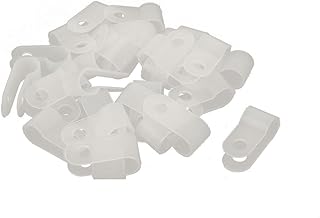 Aexit 30Pcs Nylon Track Lighting R Type 1/4