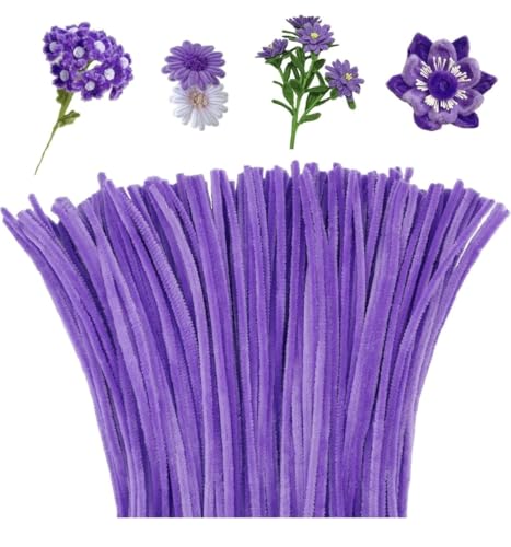 BATRICHER Chenille Stems Pipe Cleaners for Flower Making for Craf...