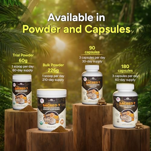 Naturealm Sacred 7 Mushroom Powder
