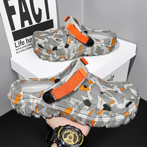 Image of CERYTHRINA Mens Womens Garden Clogs Summer Sandals Lightweight Non Slip Walking Sport Shoes Unisex Adults Clog for Pool Beach Yard Kitchen Shower