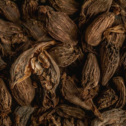 Image of Zoff Premium Black Cardamom - Handpicked, Fresh, Smoky Flavor Black Cardamom Whole with Health Benefits for Culinary Excellence - 25gms (Pack of 3)
