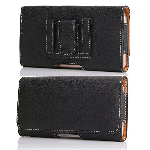 HUUHu00ae Funda para Cinturón Holster,Clip de Cinturón,Bolso de Cintura Horizontal, Adecuado para Samsung iPhone Huawei Xiaomi LG Sony Nokia,etc. -5.7
