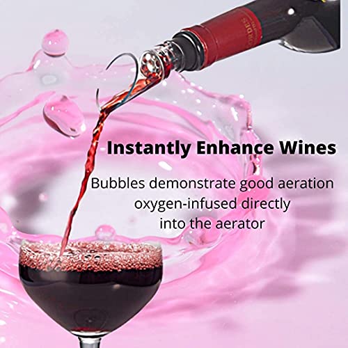 Trovety Aerators For Wine – 2-In-1 Diffuser Oxygenator And Pouring Dispenser For Enhanced Smoother Flavors Of Red Wines – Silicone Aeration Breather (2 Pack Wine Aerator Pourer) #TOP1