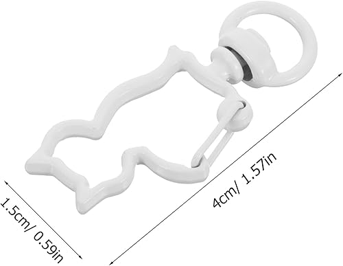 Miniatura 6 de EXCEART 1 bolsa de acrílico surtido de cuentas de llavero para hacer cuentas de bricolaje para hacer pulseras, collares, aretes, llavero colorido