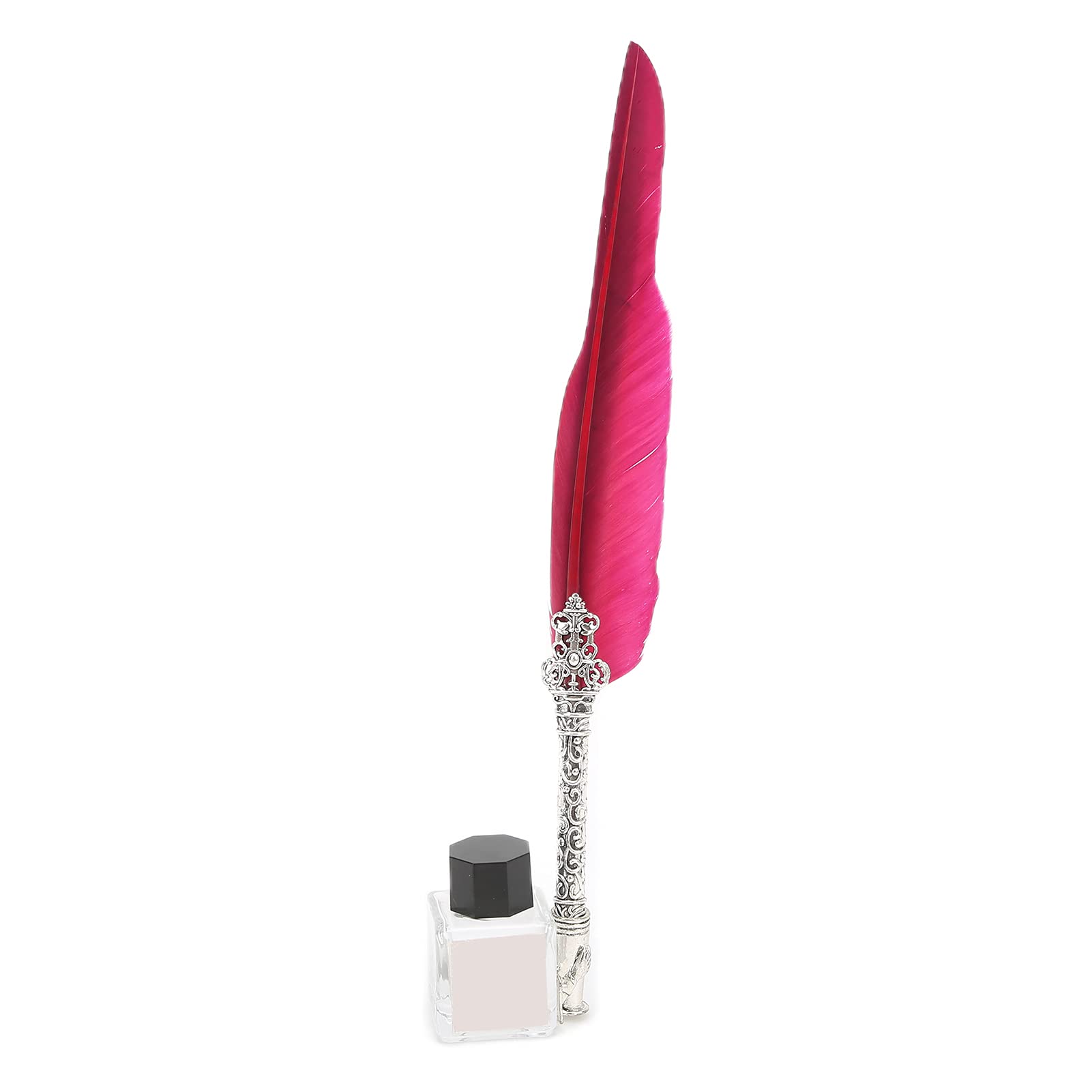 SFDPS038006 Lot de stylos à plume pour écriture lisse Style rétro SFDPS038006 Rouge vin