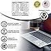 Synerlogic Windows PC Reference Keyboard Shortcut Sticker | Vinyl, Laminated Windows Shortcut Sticker for PC Laptop or Desktop | Shortcuts Cheat Sheet (White/Large)