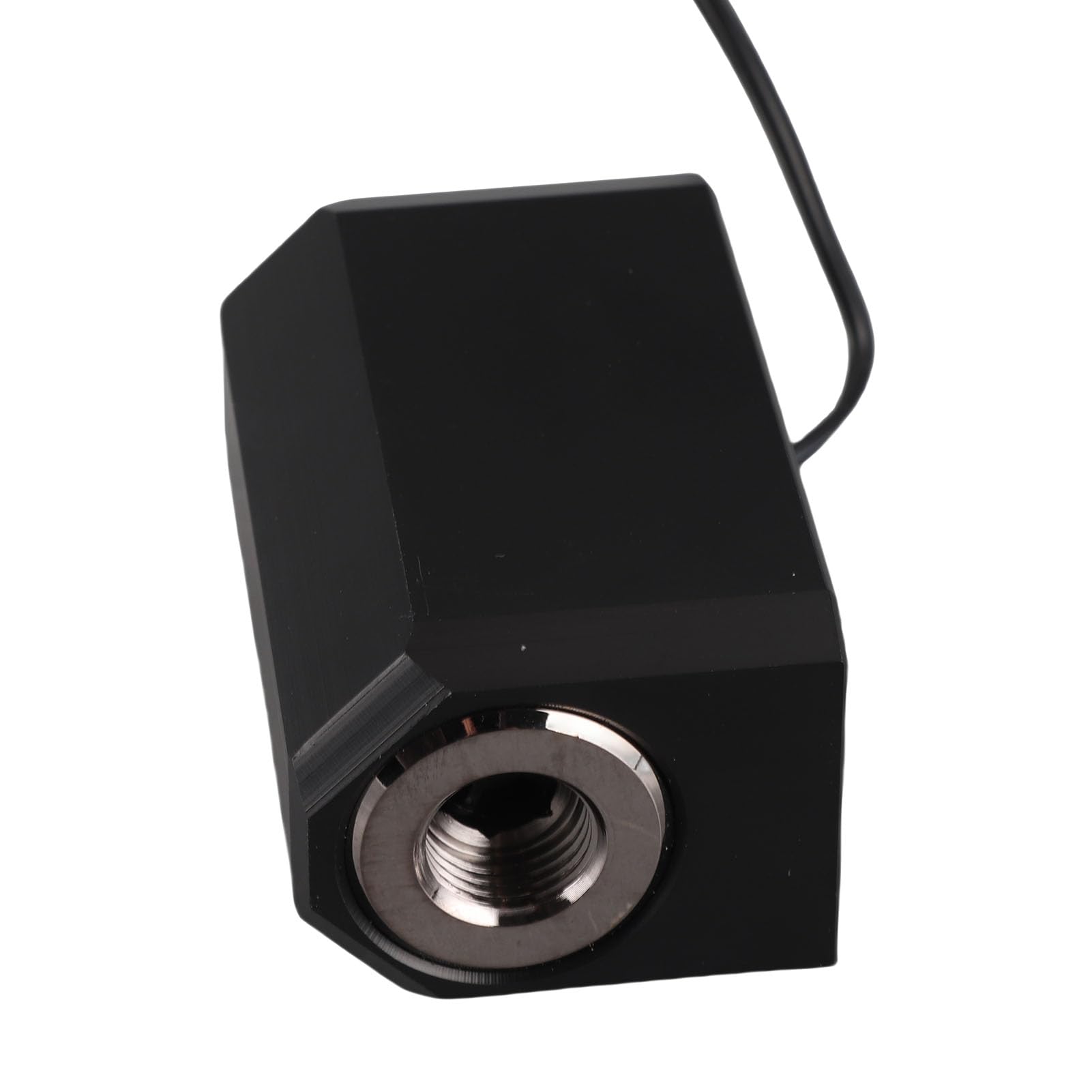 Débitmètre de Refroidissement par Eau pour PC en Ligne G1/4 ", Indicateur de Débit de Liquide de Refroidissement Numérique à Affichage OLED de Température/débit/vitesse avec Alarme pour Système de Ref