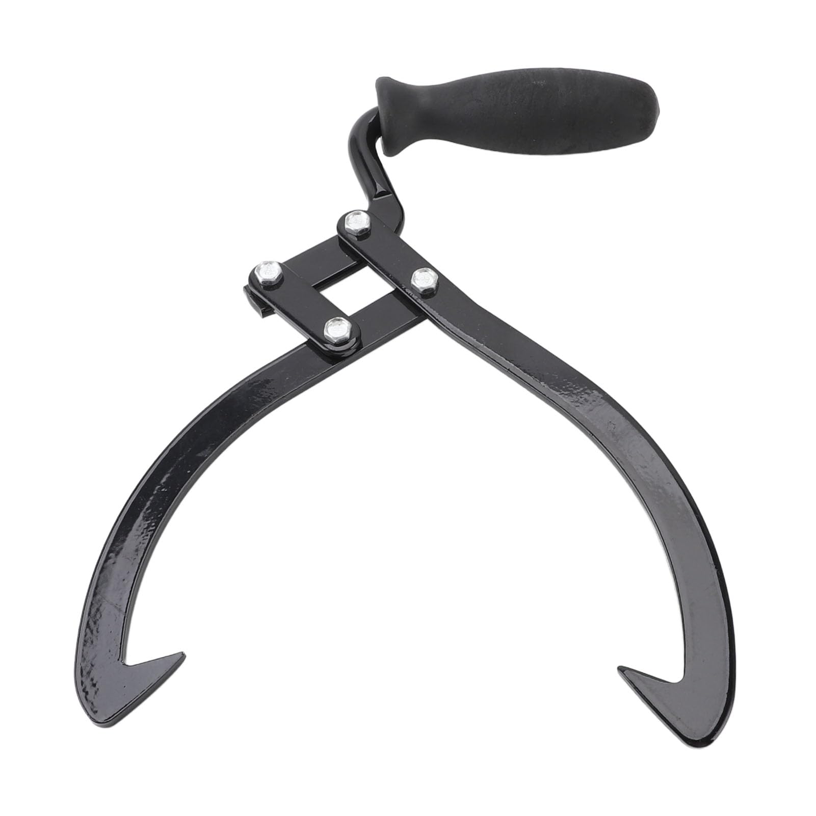 Pinza per Tronchi in Acciaio con Artigli per Sollevamento, Pinza per Tronchi da 10 Pollici per Carichi Pesanti, Denti in Acciaio, Design Piegato Unico, Utilizzo Versatile per