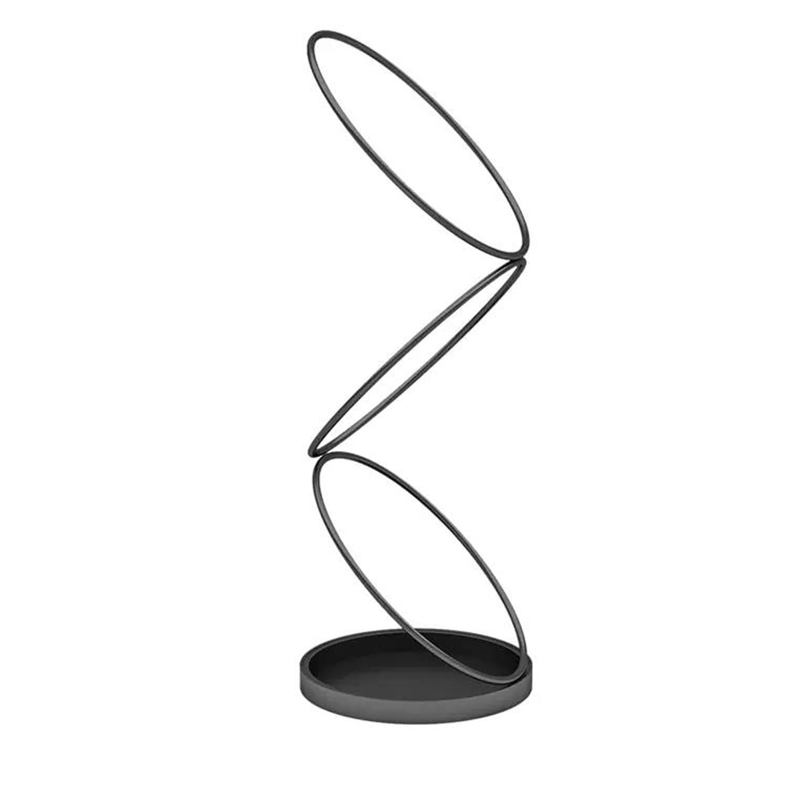 CFY652 Umbrella rack Umbrella Stand Storage Rack, Iron Holder Barrel, Home Commercial Entrance Decoration Space Saving Organizer Office(Black)