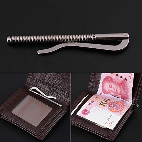 Wallet Spring Clip Insert Bar Replacement 5Pcs Durable Non Deformation Money Spring Clip Tool For Bifold Leather Wallet Purse Credit Card Holder #TOP3