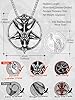 FaithHeart Baphomet Satanic Pendant Mens Necklace Stainless Steel Devil Symbol Pentagram Goat Jewellery Amulet Gifts for Boys #4