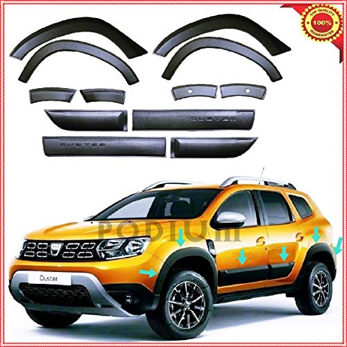 Accessori Dacia Duster 2022 Tappetini Gomma 3D Per Dacia Duster 2021-2024 4x4 - Bordo Alto 5 Cm Duster 2023