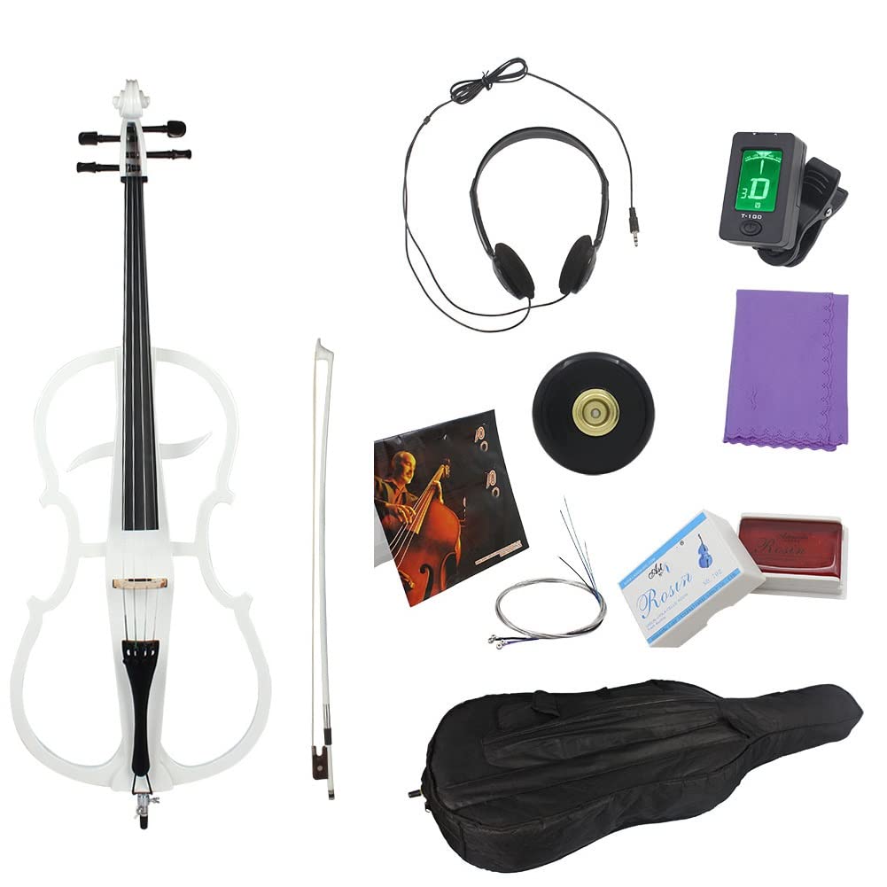 Amazon | 4/4 電子チェロ 無垢材エレクトリックチェロ ヴィオロン