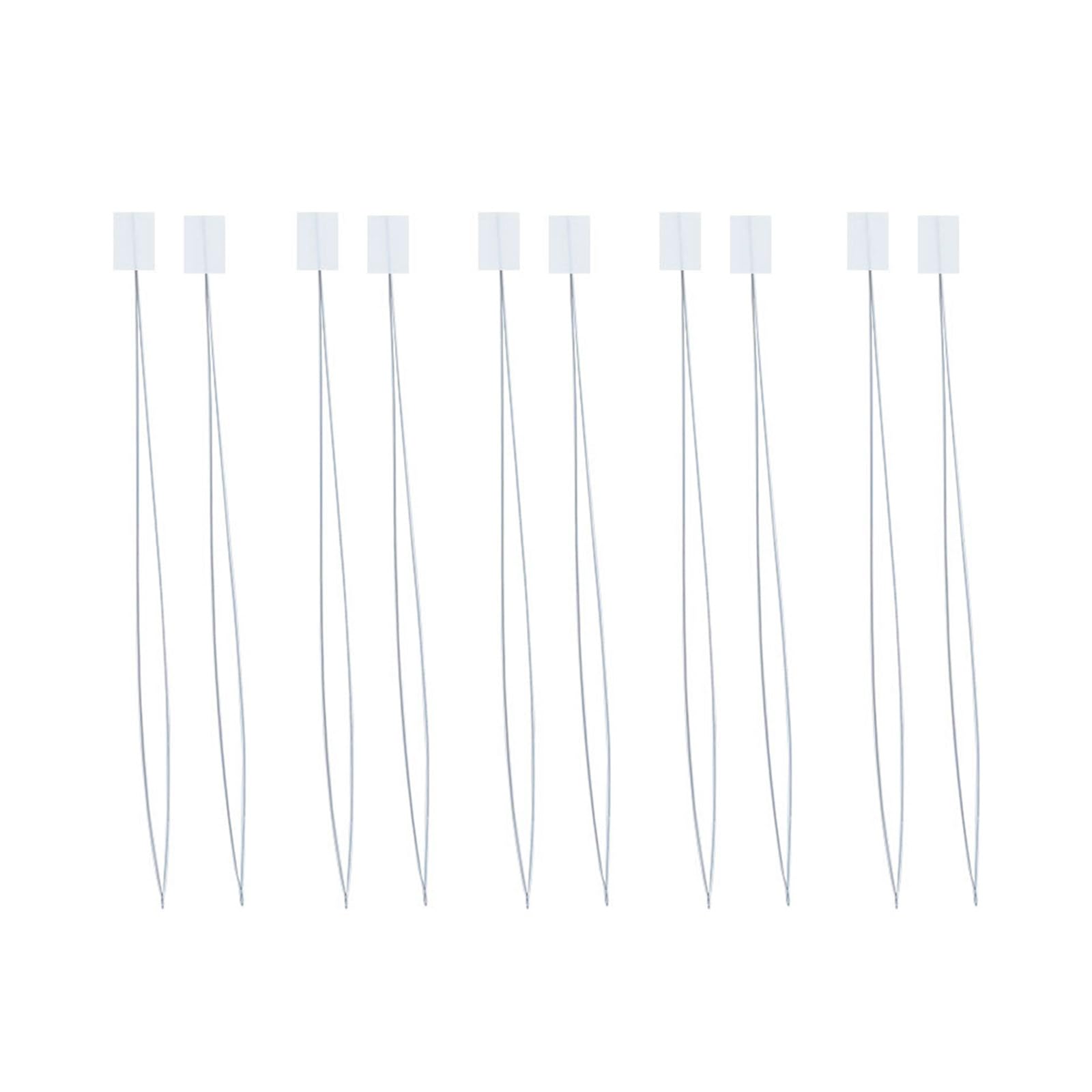 HZBB 10 Pcs Stainless Steel Needle Threader Easy to Insert 20cm Long Sewing Threader Tool for Knitting Quilting