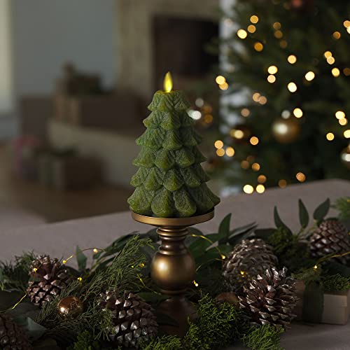 Bougie LED sans flamme pour sapin de Noël Luminara décoration vacances en cire